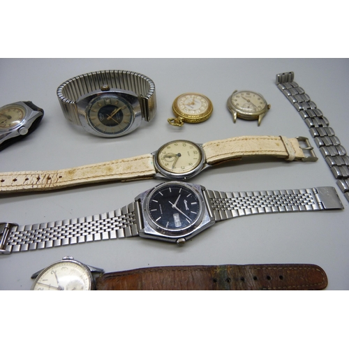 915 - A collection of mechanical wristwatches including Oris automatic, Oris Star, Ingersoll auto, etc., s... 