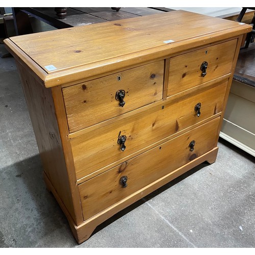 230 - A Victorian pine chest of drawers