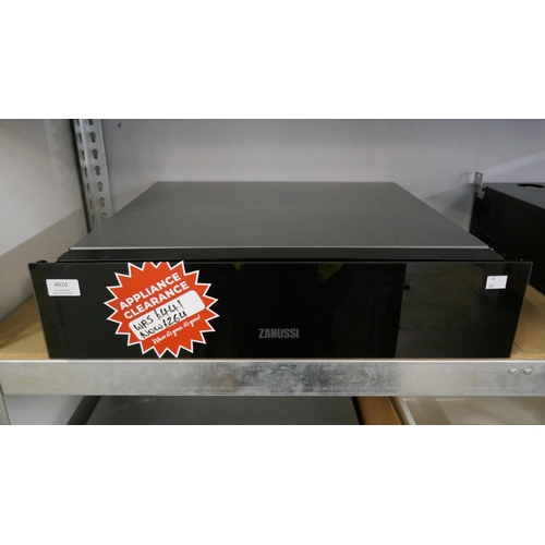 4010 - Zanussi  Warming Drawer H140xW594xD535 - Model no -ZWD141K (458-111) *This lot is subject to Vat