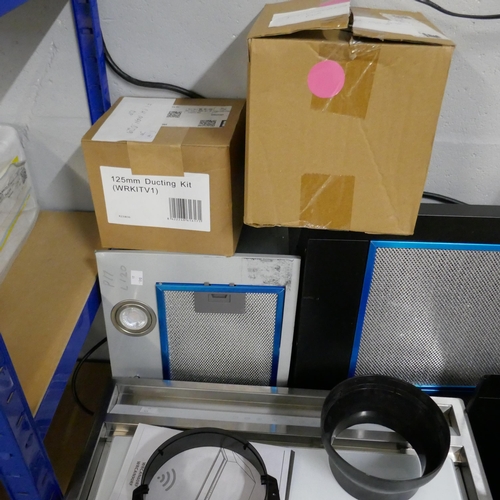 4030 - 3x Mixed Extractors and Two Ducting Kits  (458-120-123) *This lot is subject to Vat