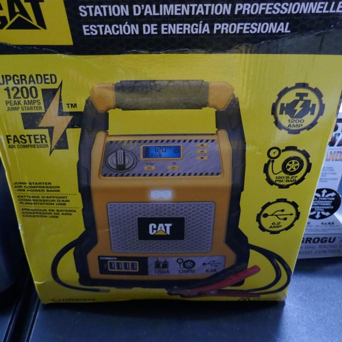 6334 - Cat Jump Starter 1200 Amp - This lot requires a UK adapter (334-416) *This lot is subject to Vat