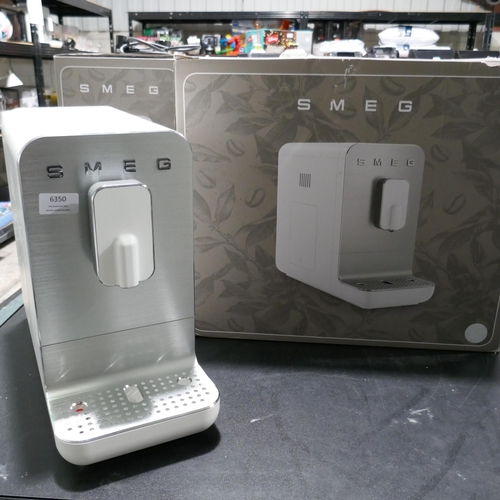 6350 - Smeg Bean To Cup Coffee Machine  - This lot requires a UK adapter (334-13) *This lot is subject to V... 