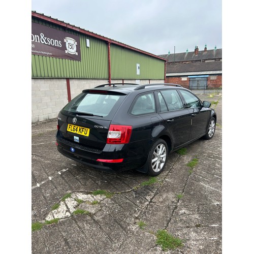 5328 - Skoda Octavia Elegance TDI Estate - 2L Diesel FL64 KFU, MOT valid until 3rd October 2024, 15,111 rec... 