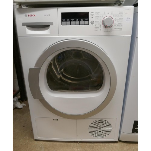 5124 - A Bosch Series 6 model WDT2 tumble dryer