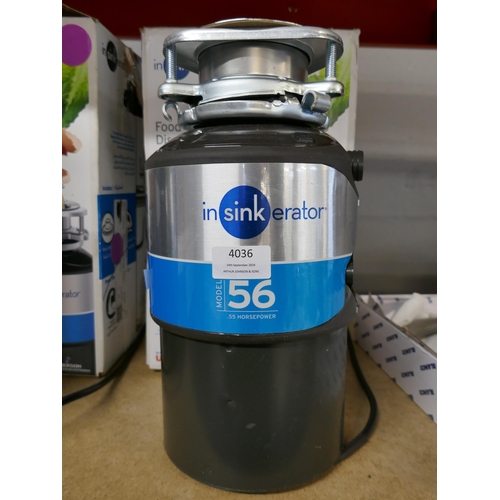 4036 - Insinkerator 56 Waste Disposal Unit - Model no -77970H (458-32) *This lot is subject to Vat