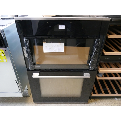 4059 - Karlson Double Oven - Stainless Steel (Broken Top Oven Door)  h888xW595xD546 (458-134) *This lot is ... 