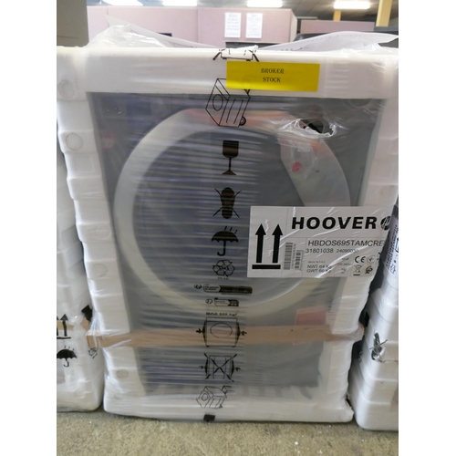 4066 - Hoover Integrated Washer Dryer (9kg)  H820xW600xD525  - Model no -HBDOS 695TAMCBE (458-106) *This lo... 