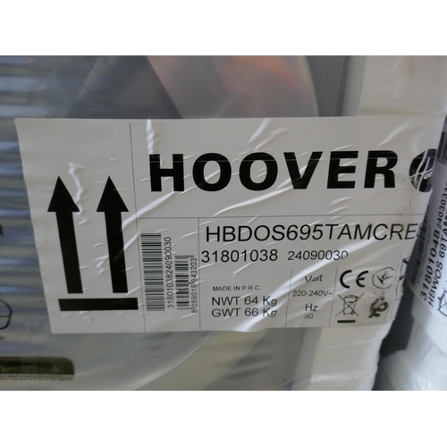 4066 - Hoover Integrated Washer Dryer (9kg)  H820xW600xD525  - Model no -HBDOS 695TAMCBE (458-106) *This lo... 