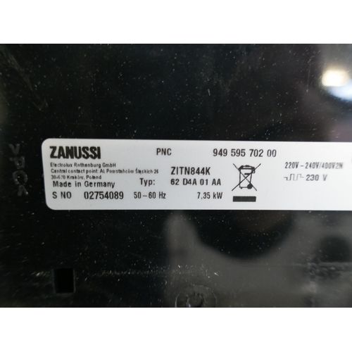 4079 - Zanussi  Hob2Hood Induction Hob H44xW780xD520  - Model no -ZITN844K (458-40) *This lot is subject to... 