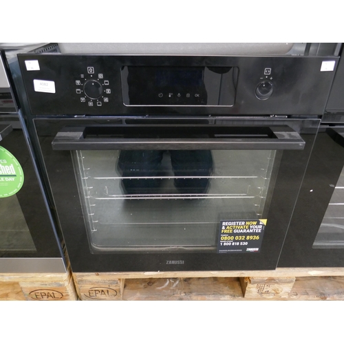 4082 - Zanussi Single Black Oven (458-98) *This lot is subject to Vat