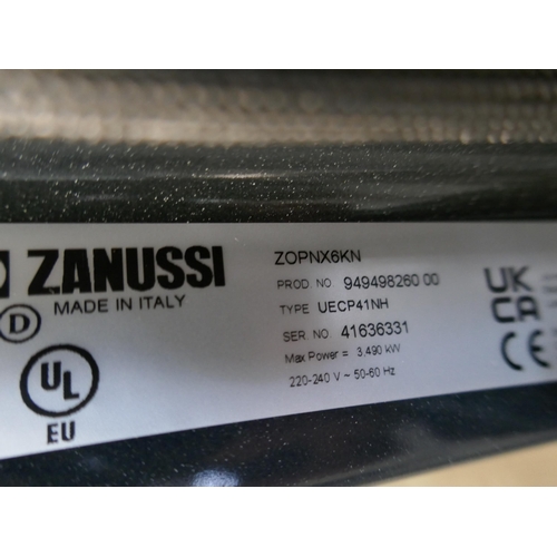 4082 - Zanussi Single Black Oven (458-98) *This lot is subject to Vat