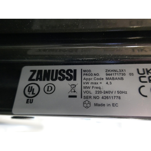 4083 - Zanussi Built In FanCook Double Oven H888xW594xD568  - Model no -ZKHNL3X1 (458-172) *This lot is sub... 