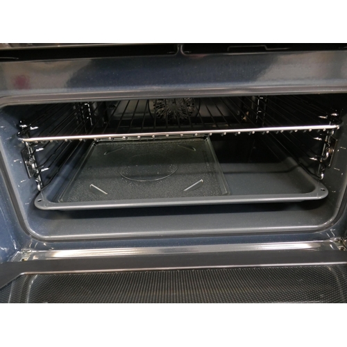 4084 - AEG Compact Multifunction Oven with Microwave - Stainless Steel H455xW595xD567 (458-110) *This lot i... 