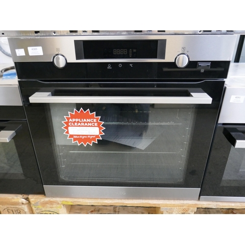 4089 - AEG  Single Pyrolytic Oven with SteamBake H594xW595xD567 - Model no -BPK556220M (458-52) *This lot i... 