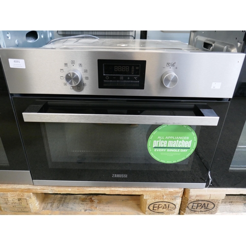 4091 - Zanussi Compact Combination Microwave H459xW594xD567  - Model no -ZKK47901XK (458-50) *This lot is s... 