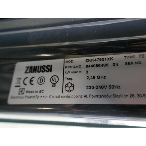 4091 - Zanussi Compact Combination Microwave H459xW594xD567  - Model no -ZKK47901XK (458-50) *This lot is s... 