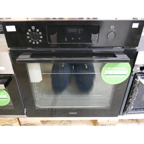 4092 - Zanussi Single Pyrolytic Oven H589xW594xD568  - Model no -ZOPNX6K2 (458-49) *This lot is subject to ... 