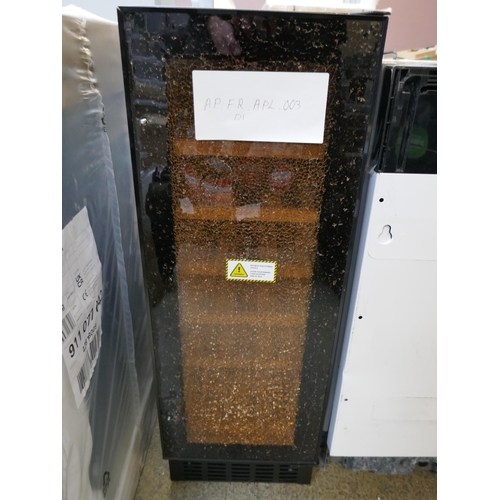 4096 - Viceroy Under Counter Wine Cooler ( Broken Door) H870xW295xD570 - Model no -WRWC30BK (458-187) *This... 