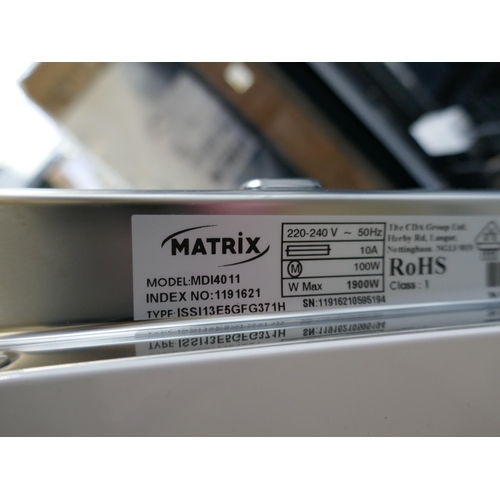 4097 - Matrix Fully Integrated Slimline Dishwasher H820xW448xD550  - Model no -MDI4011 (458-191) *This lot ... 