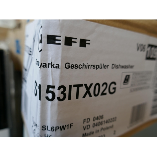 4098 - Neff Fully Integrated Dishwasher (458-231) *This lot is subject to Vat