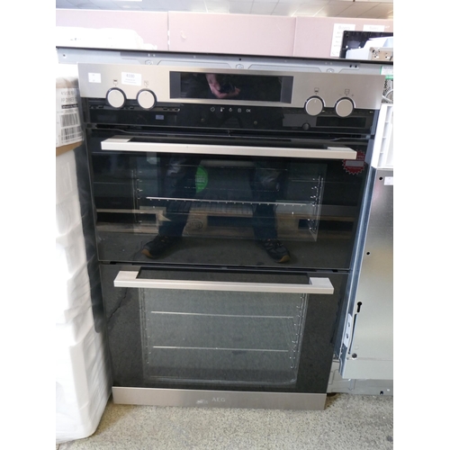 4100 - AEG Built in Double Oven with SurroundCook (458-99) *This lot is subject to Vat