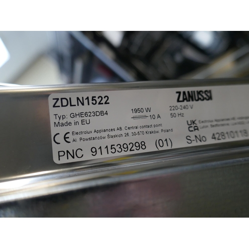 4101 - Zanussi Fully Integrated Sliding Hinge Dishwasher (458-100) *This lot is subject to Vat