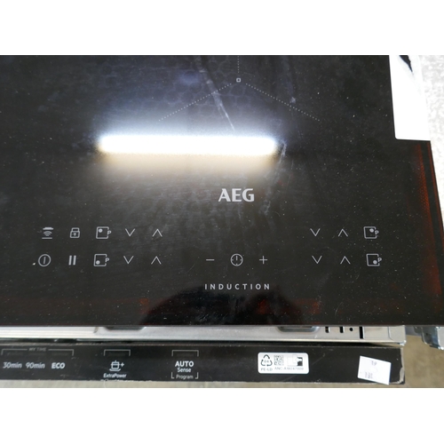 4103 - AEG 4 Zone Induction Hob H44xW590xD520  - Model no -ILB64334CB (458-193) *This lot is subject to Vat