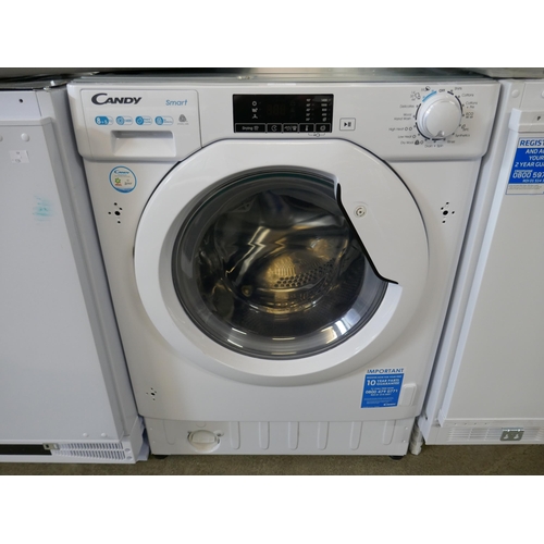 4105 - Candy  Integrated Washer Dryer (8kg) H820xW600xD525 - Model no -CBD 485D1E (458-208) *This lot is su... 