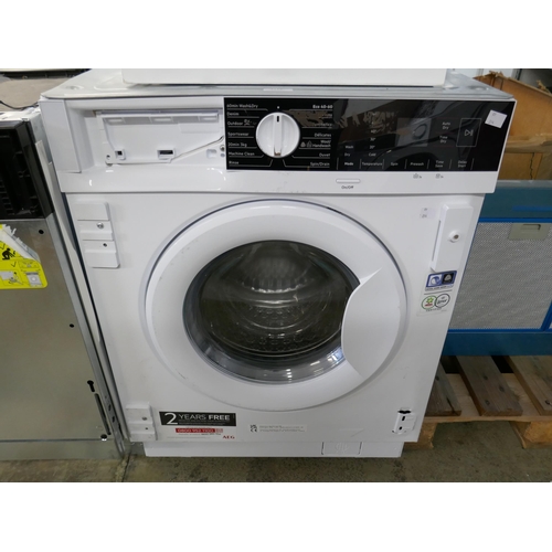 4114 - AEG Washing Machine - (Missing Detergent Door)  (458-214) *This lot is subject to Vat