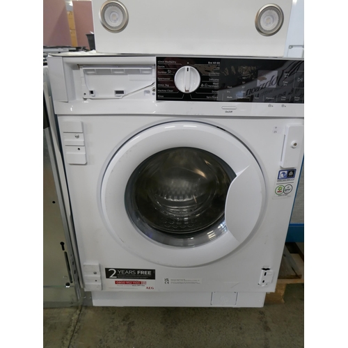 4114 - AEG Washing Machine - (Missing Detergent Door)  (458-214) *This lot is subject to Vat