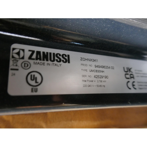 4118 - Zanussi Single Multifunction Oven - Black (458-153) *This lot is subject to Vat