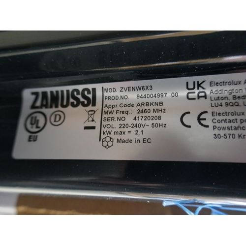 4121 - Zanussi Microwave Oven - Model no -ZBM26642XA (458-12) *This lot is subject to Vat