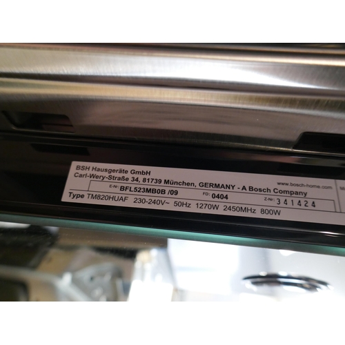 4122 - Bosch Serie 4 Wall Microwave H382xW594xD317  - Model no -BFL523MB0B (458-29) *This lot is subject to... 