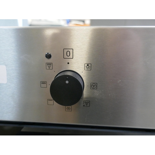 4123 - Zanussi Single Multifunction Oven - ( Dented Top) H589xW594xD568  - Model no -ZOHNX3X1 (458-116) *Th... 