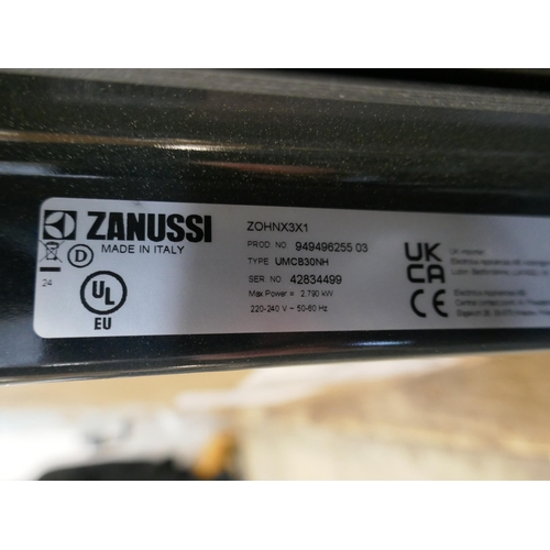 4123 - Zanussi Single Multifunction Oven - ( Dented Top) H589xW594xD568  - Model no -ZOHNX3X1 (458-116) *Th... 