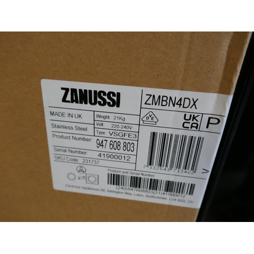 4125 - Zanussi Built in Microwave - Model no -ZMBN4SK (458-206) *This lot is subject to Vat