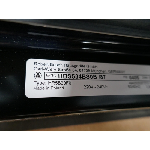 4126 - Bosch Serie 4 Single Oven H595xW594xD548  - Model no -HBS534BS0B (458-205) *This lot is subject to V... 