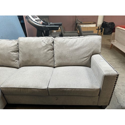 3191 - Ellen light grey sectional sofa - marked (4211-34) *This lot is subject to Vat