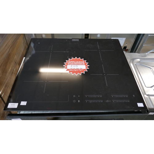 4132 - Zanussi JoinZone Induction Hob H44xW590xD520  - Model no -ZIFN644K (458-87) *This lot is subject to ... 