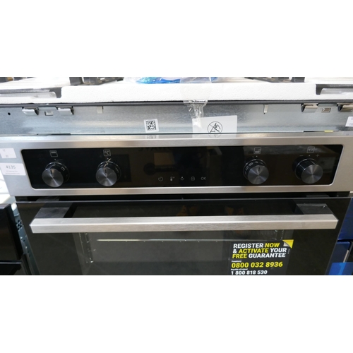 4135 - Zanussi Built-under Double Oven with AirFry H715xW594xD568 (458-80) *This lot is subject to Vat