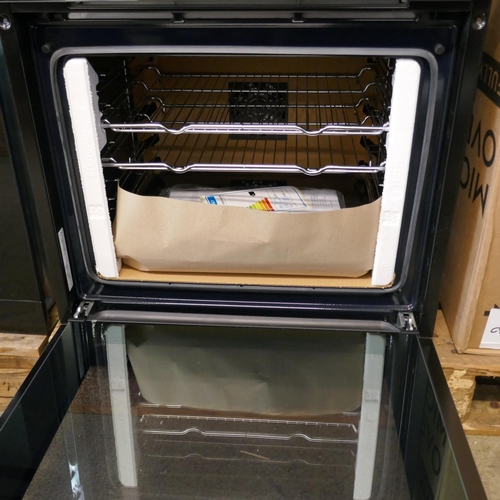 4142 - Bosch Single Black Oven (458-230) *This lot is subject to Vat