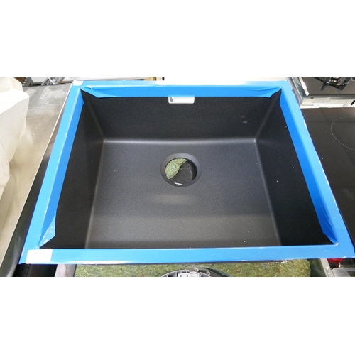 4153 - Sumba Composite with Steel Frame 1.0 Black Sink (458-202) *This lot is subject to Vat