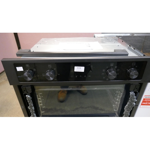 4154 - Zanussi  Built-in Double Oven with AirFry (Broken Top Oven Door) H888xW594xD568 (458-186) *This lot ... 