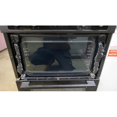 4154 - Zanussi  Built-in Double Oven with AirFry (Broken Top Oven Door) H888xW594xD568 (458-186) *This lot ... 