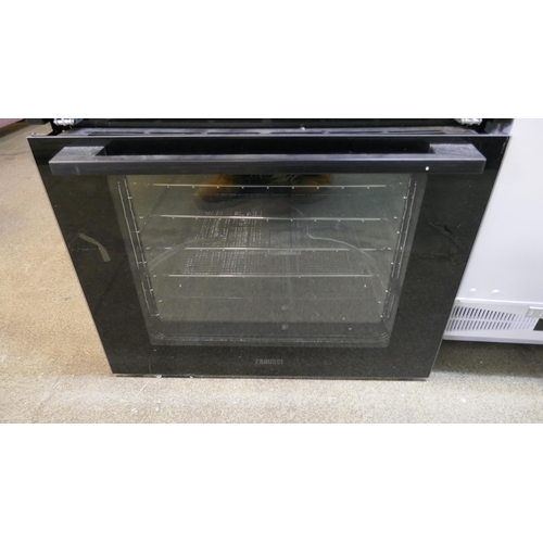 4154 - Zanussi  Built-in Double Oven with AirFry (Broken Top Oven Door) H888xW594xD568 (458-186) *This lot ... 