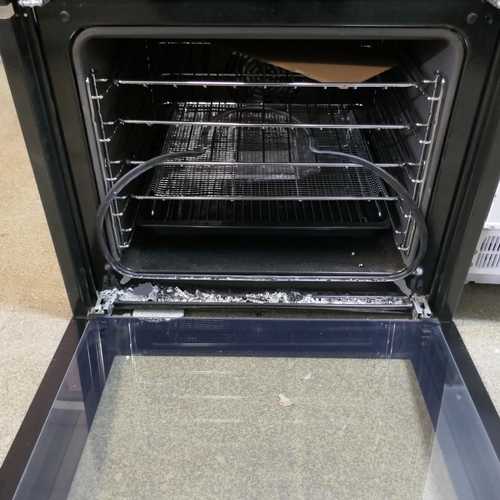 4154 - Zanussi  Built-in Double Oven with AirFry (Broken Top Oven Door) H888xW594xD568 (458-186) *This lot ... 