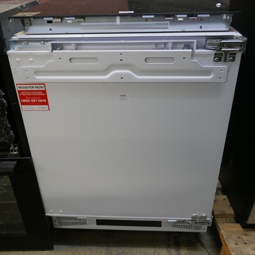 4156 - CDA Under Counter Freezer H818xW596xD550 - Model no -FW284 (458-184) *This lot is subject to Vat