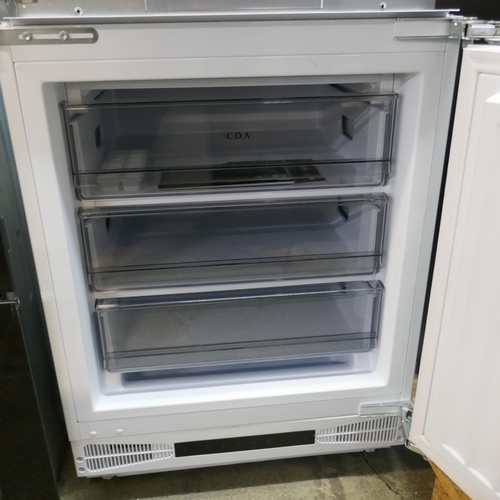 4156 - CDA Under Counter Freezer H818xW596xD550 - Model no -FW284 (458-184) *This lot is subject to Vat