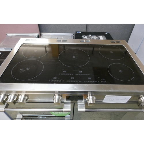 4157 - Stoves Stirling Deluxe Range Cooker with Induction Hob (Model no: ST-DX-D1000EI-TCH) (458-239) *This... 