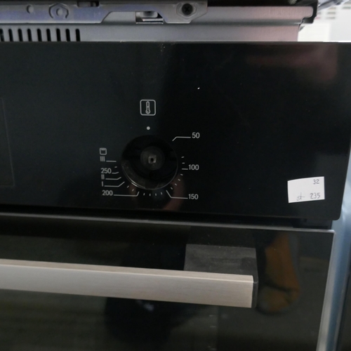 4159 - Bosch Black Single Oven (458-235) *This lot is subject to Vat